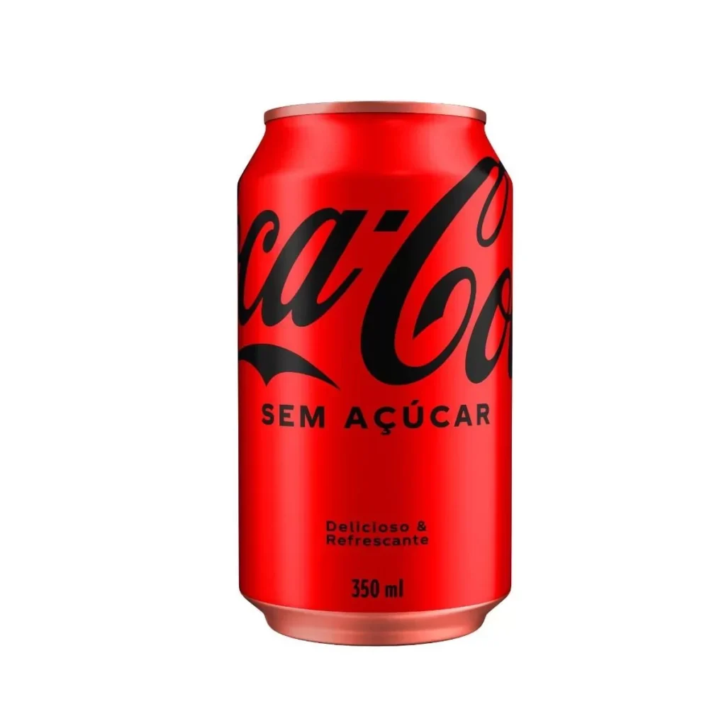 Refrigerante Coca Cola zero lata